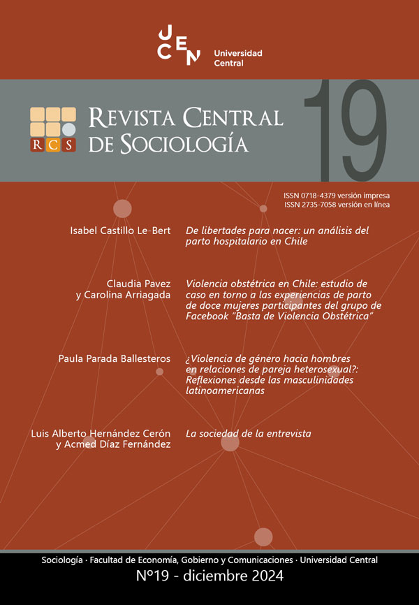 					Ver Vol. 19 Núm. 19 (2024): Revista Central de Sociología 19
				